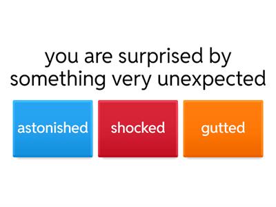 Upper-Intermediate Vocabulary 5A Feelings