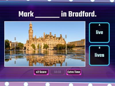 Present simple (affirmative statements)