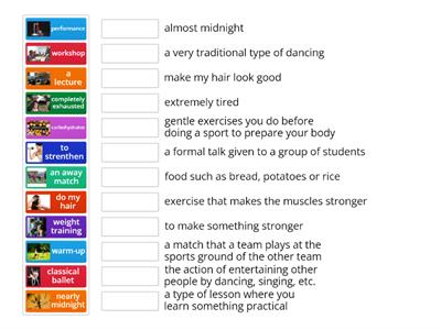 Think 2 unit 2 culture vocabulary