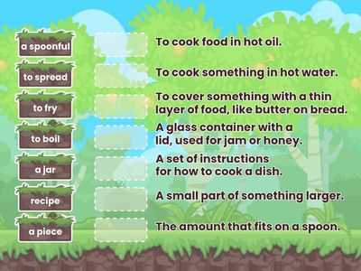 Level 1 (Elementary) - Cooking Vocabulary