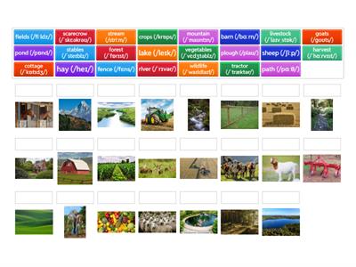 The countryside – A2 English Vocabulary