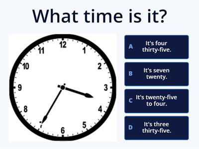 What time is it?
