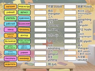 快乐汉语1_Уроки 16, 17, 18 (профессии)