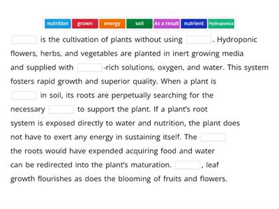 Hydroponics