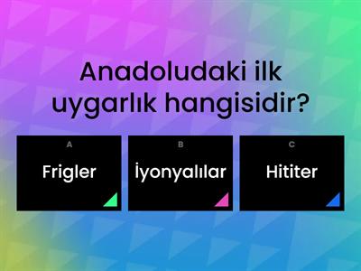 5. Sınıf Sosyal Bilgiler Uygarlıklar