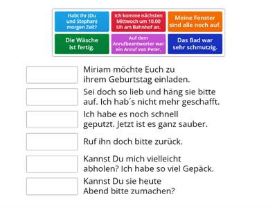 Personalpronomen im Akkusativ - Was passt zusammen?  Lektion 20  Menschen A1.2