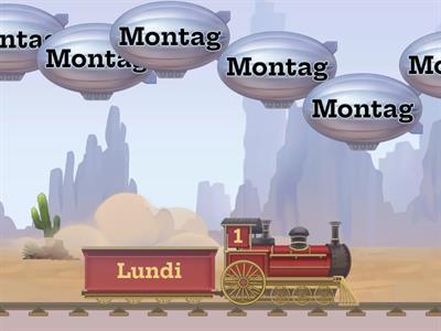 Wochentage - Train