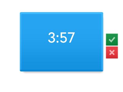 Telling time (drilling)