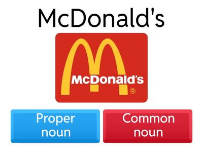 Common and Proper Nouns