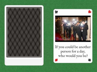 Speaking cards - Second conditional