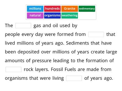 Fossil Fuels