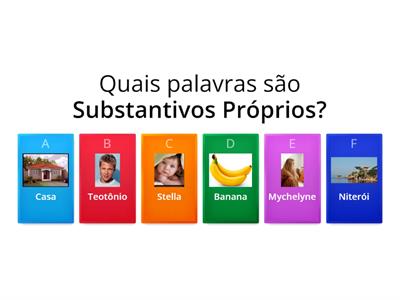  2. Quiz: Tipos de Substantivos