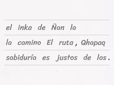 FRASES DEL LIBRO QHAPAQ ÑAN