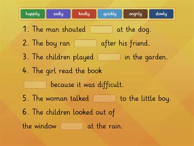 AS 3 Unit 7, Worksheet Vocabulary