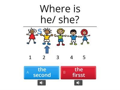 ordinal numbers