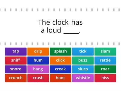 CAE Sounds sentence completion- Find the match