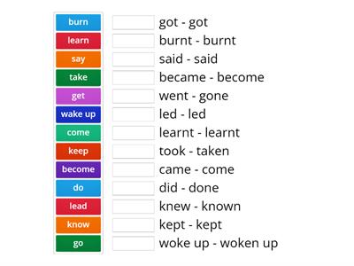 IRREGULAR VERBS II