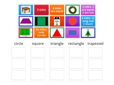2D shapes sort