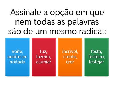 Perguntas de português 