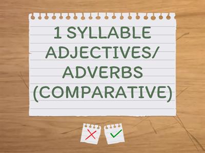Comparatives and superlatives/ Additional Structures