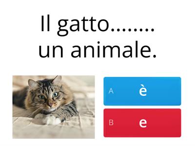 E congiunzione o è verbo?