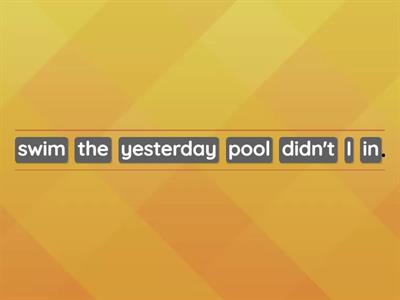 Past Simple Negative  PRIMARY