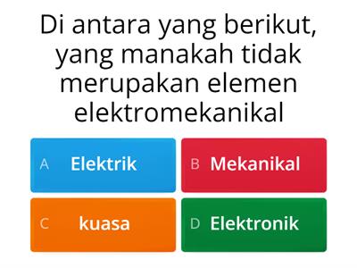 Elemen-elemen Elektromekanikal