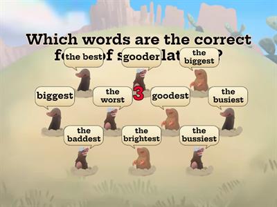 Comparative superlative