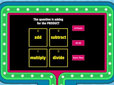 Word Problem Key Word