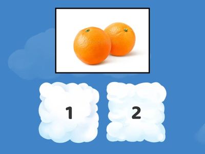 Посчитай предметы 1 и 2