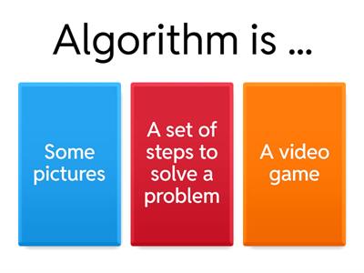 Algorithm quiz
