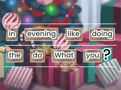 Word order (Questions)