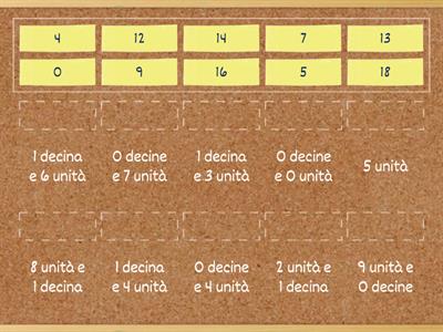 Numeri e scomposizioni - seconda elementare