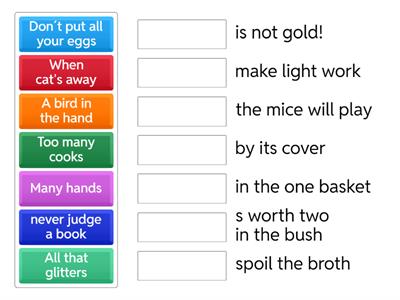 Proverbs conversational