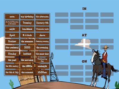 PREPOSITIONS OF TIME