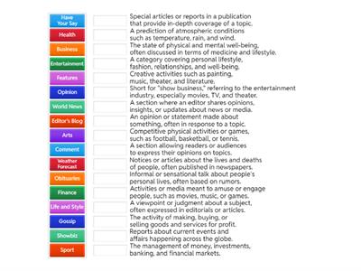Ex1 p122 (s.b) Match the meanings with the words