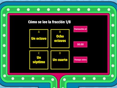 Juego de fracciones de Valeria y Mia