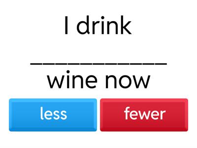 Less X fewer