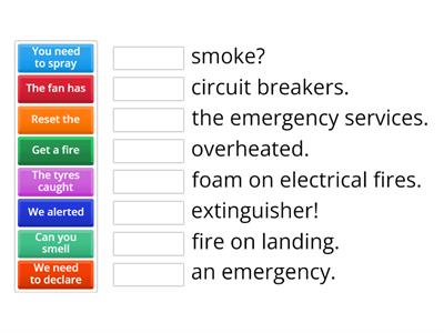 Aviation English - Fire