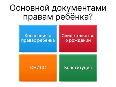 "Мои права, мои обящанности"