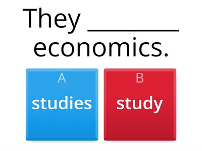 Present simple - Affirmative