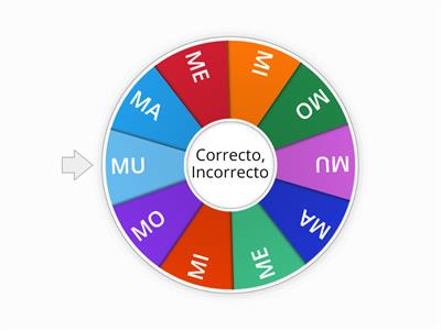 RULETA LETRA M