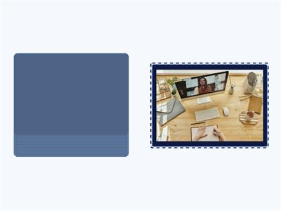 Pornind de la imaginile date, realizați o legătură cu o experiență didactică trăită, în sistem online, fizic sau hibrid