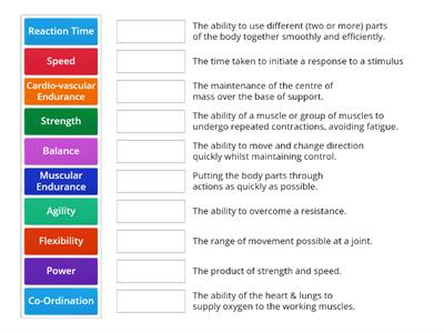 Components of fitness