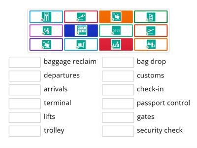 3A Airport vocab