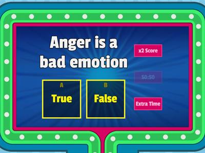 1st grade Anger quiz