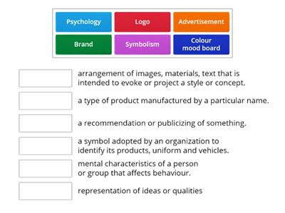 Advertising - Corporate Imaging Vocabulary