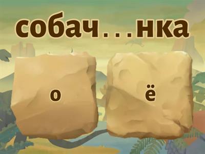 11. О, Е, Ё после шипящих и Ц в суффиксах