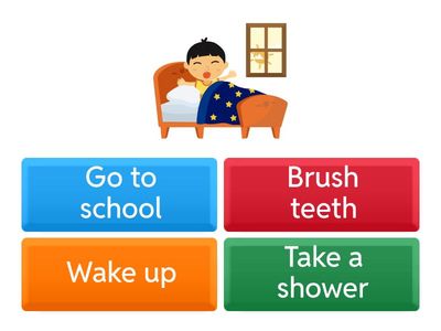 Daily Routine - Simple Present Challenge