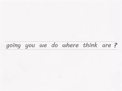 question word order Évi